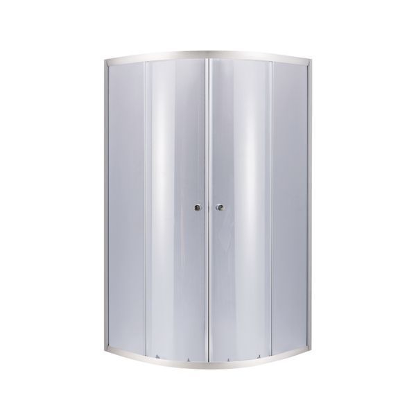 Душова кабіна Lidz Latwa SC80x80.SAT.LOW.GR, скло тон. 4 мм + Lidz Душовий піддон KAPIELKA ST80x80x15 LLASC8080SLGSET фото