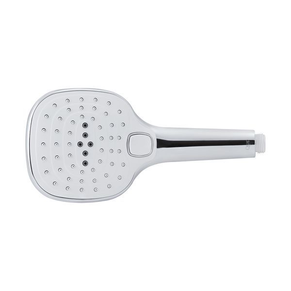 Лійка для ручного душу Qtap Rucni 120х120 мм прямокутна QTHLA120N3KCW Chrome/White QTHLA120N3KCW фото