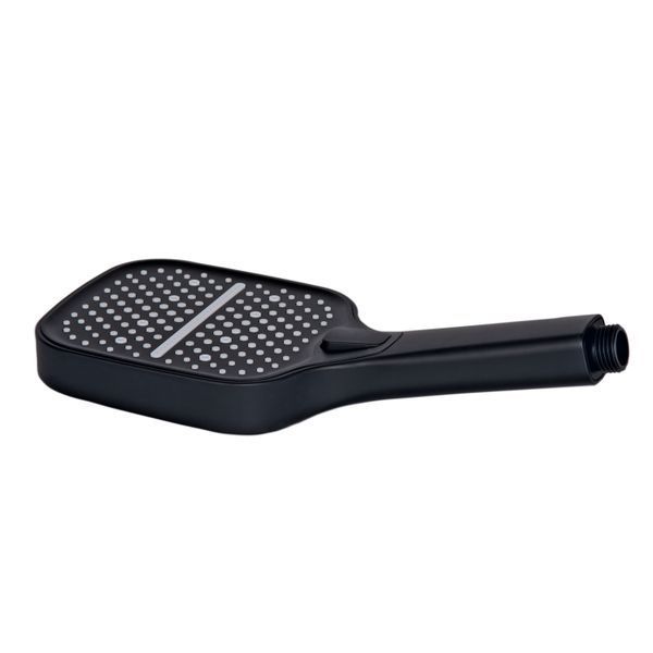 Лійка для ручного душу Qtap Rucni 260x120 мм округла QTRUC125BLM45782 Black Matt QTRUC125BLM45782 фото