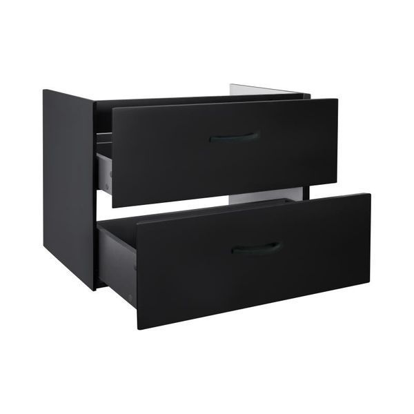 QtapTern підвісна, з 2 ящиками 1000х580х500 мм Matt Black QT1779TPL1002MB фото