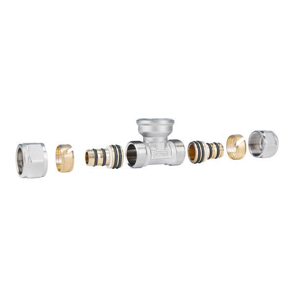 Трійник обжимний Icma 16х3/4"х16 ВР №548 81548REGH06 фото