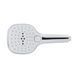 Лійка для ручного душу Qtap Rucni 120х120 мм прямокутна QTHLA120N3KCW Chrome/White QTHLA120N3KCW фото 3