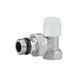 Кран радіаторний Icma 1/2" з антипротіканням кутовий без ручки №805+940 82805AD06940 фото 1