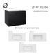 QtapTern підвісна, з 2 ящиками 1000х580х500 мм Matt Black QT1779TPL1002MB фото 8