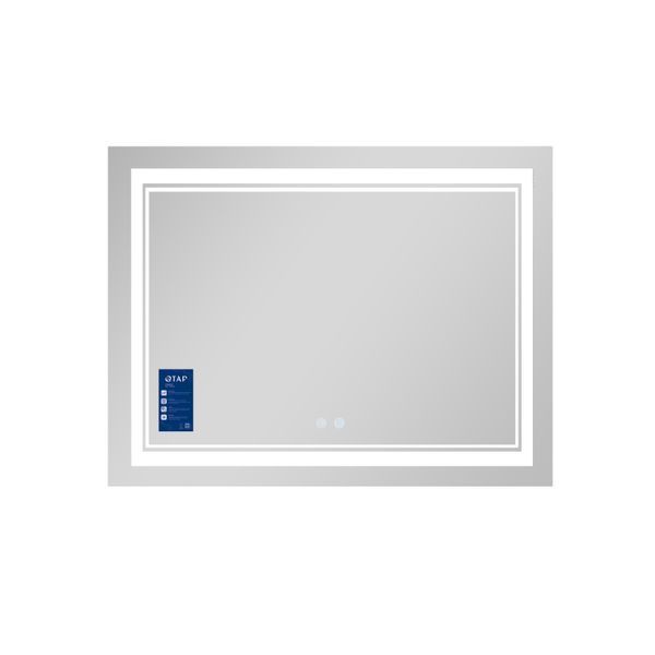 Дзеркало Qtap Cardinal 1000х700 з LED-підсвічуванням Touch, з антизапотіванням, з димером, рег. темп. кольору (3000-6500K) QT0478C10070 QT0478C10070 фото