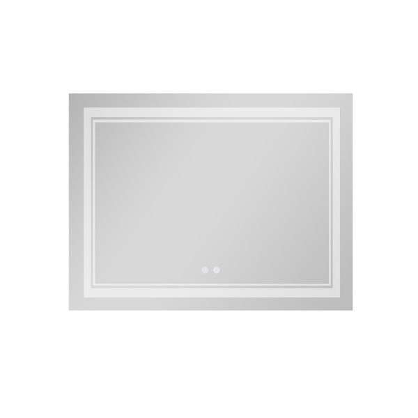 Дзеркало Qtap Cardinal 1000х700 з LED-підсвічуванням Touch, з антизапотіванням, з димером, рег. темп. кольору (3000-6500K) QT0478C10070 QT0478C10070 фото