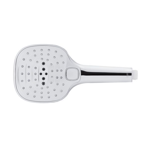 Лійка для ручного душу Qtap Rucni 120х120 мм прямокутна QTRUCA120N3KCC Chrome QTRUCA120N3KCC фото