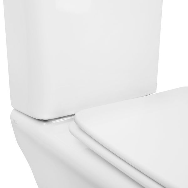 Унітаз-компакт Qtap Kalao безобідковий з сідінням Soft-close QT08221213AW QT08221213A W фото