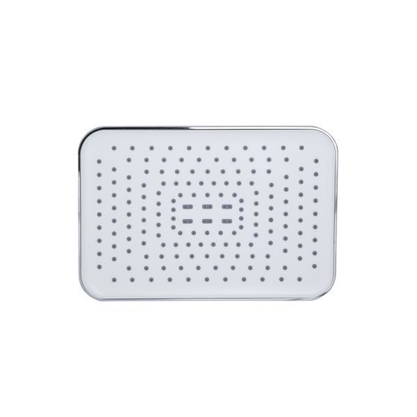 Лійка для верхнього душу Qtap Hlavova 260x180 мм прямокутна QTHLA107CRM45785 Chrome/White QTHLA107CRM45785 фото