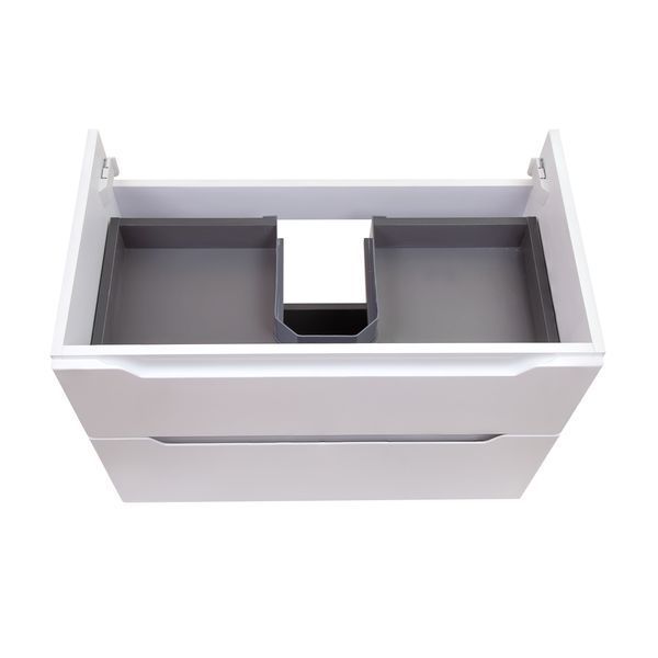 Комплект Qtap Scorpio 810х585х460 White тумба підвісна + раковина урізна QT1472TPВ8013080CW QT1472TPВ8013080CW фото