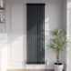 Вертикальний дизайнерський радіатор Claudia 2 2000&times;560 Black RR-CL02-2000560B фото 7