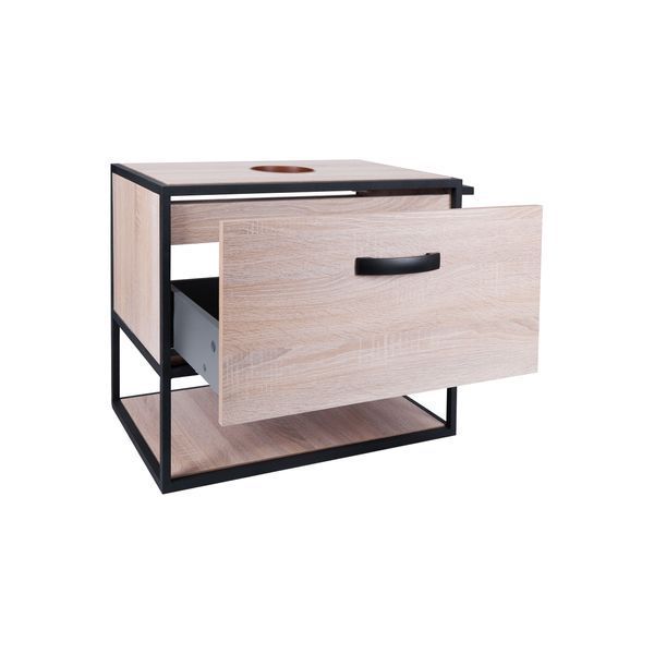 Тумба підвісна Qtap Taurus 600х476х469 Whitish oak зі стільницею QT2479TPT603WO QT2479TPT603WO фото