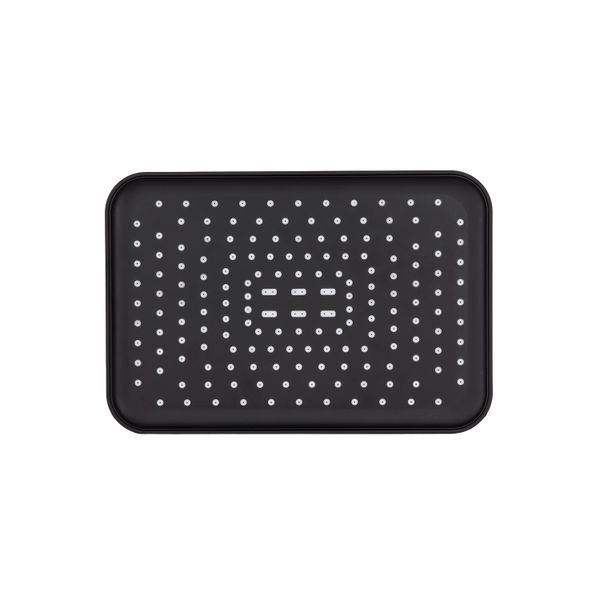 Лійка для верхнього душу Qtap Hlavova 260x180 мм прямокутна QTHLA107BLM45786 Black Matt QTHLA107BLM45786 фото