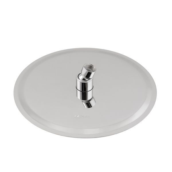 Лійка для верхнього душу Лейки Lidz Лейка 125 245 мм округла LDNIA125NKS37518 Nickel LDNIA125NKS37518 фото