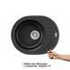 Кухонна мийка Lidz 620x500/200 GRF-13 (LIDZGRF13620500200) LIDZGRF13620500200 фото 3